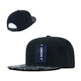 thumbnail image 2 of DECKY Bandana Snapback Two Tone Flat Bill Hats Hat Caps Cap For Men Women Navy/Navy, 2 of 2