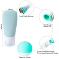 thumbnail image 6 of AMERTEER 4 PCS Silicone Travel Bottles, Leak Proof Squeezable Refillable Travel Accessories Toiletries Containers Travel Size Cosmetic Tube for Shampoo Lotion Soap Liquids, 6 of 7