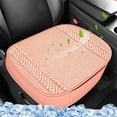 thumbnail image 6 of CxhicLuv Car Seat Cushion, Auto Polyester Pad, 47.5x46.5cm All-Season Fully Enclosed, Car Comfort Accessories, Breathable Support for Drivers, Passengers, Pink, 6 of 6