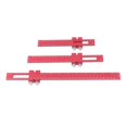 thumbnail image 4 of Regla de Trazado, Regla de Carpintería Regla de Bolsillo Precisa 6 8 12 Pulgadas Tope Deslizante Tipo T Regla de Trazado de Fabricación de Madera Herramientas de Medición Rojo, 4 of 8