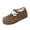 Brown_024, variant on Women's Polka Dot Lace Up Moccasin Loafers, Low Wedge Comfort Walking Shoes, Casual Breathable Flats for Daily Work Travel Black 7.5(EU-39)
