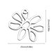 thumbnail image 5 of 120pieces Flower Pendant Antique Silver Hollow Flower Bead With Hole For Diy, 5 of 5