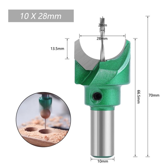 6-30mm Buddha Beads Ball Milling Cutter 10mm Shank Router Bit Woodworking Tools