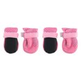 thumbnail image 7 of Dog Shoes Water Resistant Pet Dog Boots Breathable Comfortable Anti-slip Paw Protectors Pink 4pcs, XL, 7 of 7