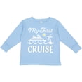 thumbnail image 3 of Inktastic My First Cruise with Cruise Ship and Palm Trees Boys or Girls Long Sleeve Toddler T-Shirt, 3 of 5