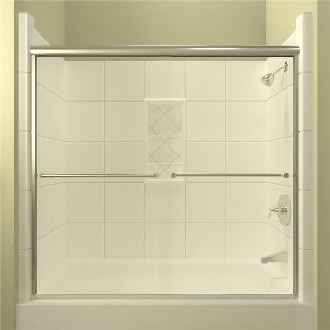 Arizona Shower Door Et16657chclt 57 38 X 66 In Ete Euro Tub