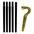 thumbnail image 3 of Esquirla Halloween Snake Cane Snake Head Handle Scepter for Halloween Party Dress up E, 3 of 8