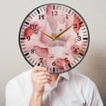 thumbnail image 5 of Coolnut Cute Pig Wall Clock Silent Non-Ticking Round 10 Inch Quartz Battery Operated Wall Clock for Kitchen,Bedroom,School,Living Room Home Decor, 5 of 7