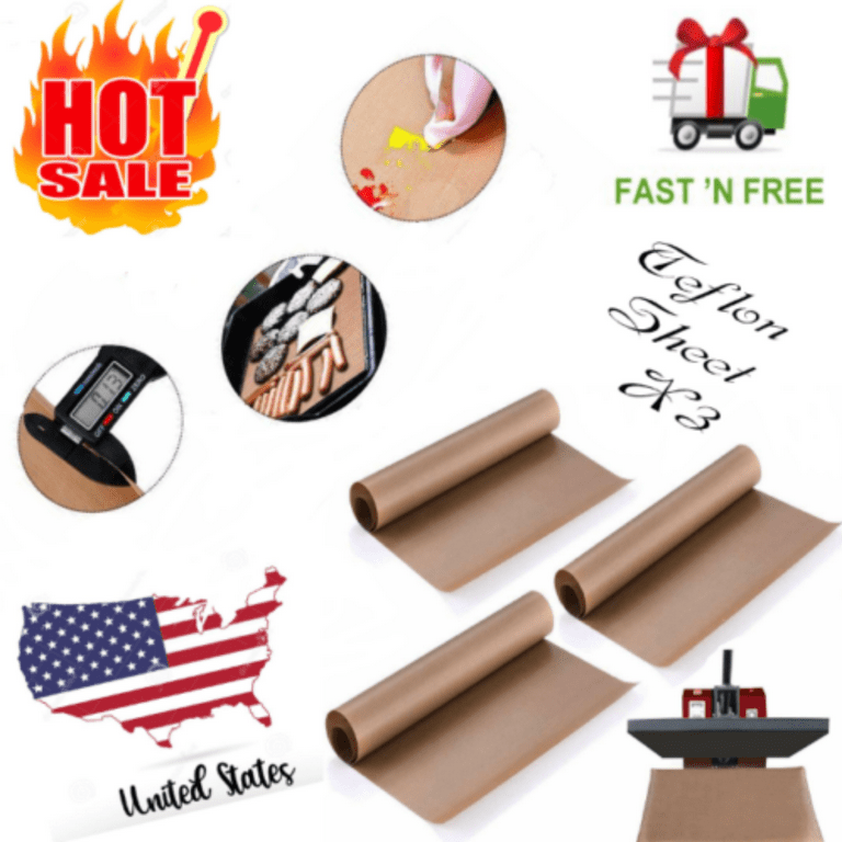 Heat Press Transfer Sheet Nonstick Baking Paper Sheet Heat Transfer Paper  Reusable Heat Resistant Craft – the best products in the Joom Geek online  store