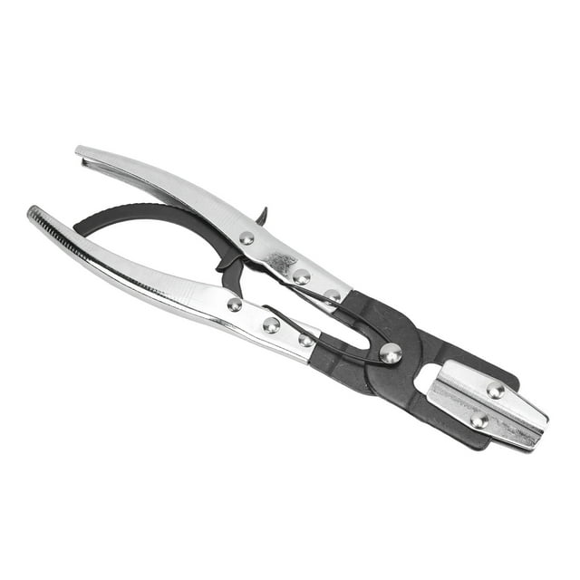 Ratcheting Hose Pinch Off Plier, Damage Free Universal Professional Line Pinch Off Plier For Radiator Brake System 12in / 30.5 Cm