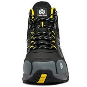 Larnmern Mens Steel Toe Slip Resistant Static Puncture Proof Work Boot
