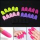 thumbnail image 3 of 10 Piezas Removedor de Esmalte de Uñas, Limpiador de Tapas, Abrazadera de Envoltura de Silicona Flexible Macarena Removedor de uñas de silicona, 3 of 7