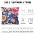 thumbnail image 5 of YINGXI Throw Pillow Covers Pillow Cases Flower Decorative Cushion Cases for Sofa Living Room 24x24in, 5 of 5