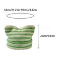 thumbnail image 3 of Qarigey Manténgase a la moda y cálido gorro tejido con orejas de gato para invierno, gorro tejido con orejas de gato, gorros tejidos Sombreros verde amarillo, 3 of 6