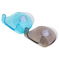 thumbnail image 1 of Percha para máquina de afeitar con ventosa, estante colgante transparente, estante de almacenamiento para baño, azul, 1 of 8