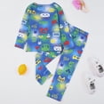 thumbnail image 6 of WIBACKER Toddler Little Boys Pajamas Cozy Long Sleeves & Pants 2-Piece PJ Set Kid Sleepwear Size 3-8 Years, Game, 6 of 12