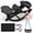 Black, variant on Lateral Stepper for Exercise-Rocking Stepper Machine with Resistance Bands & Anti-Slip Mat and LCD Monitor, Professional Stair Stepper for Home Workout