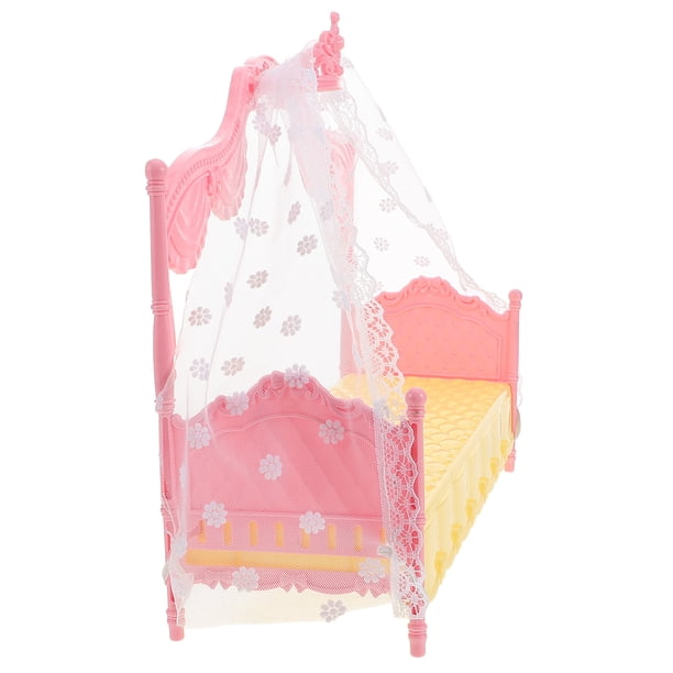 MEUBLES DE MAISON de poupée garde-corps rose chambre mini accessoires