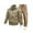 Khaki, variant on Ahabrexf Men At Work, Men's Casual Jacket and Work Pants Set Thin Long Sleeve Tracksuit