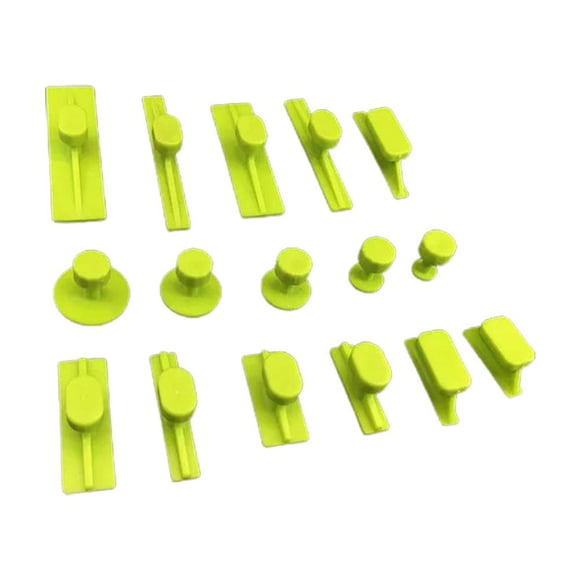 BQLQBQLQ EIRZNGXQ Thickened Dent Puller Tabs, Paintless Dent Repair, Hail Crease Tabs PDR Hail Dent Tab Pack, Car Body Repair Garage Tabs Dent Paintless Puller Slide Hammer Tool Kit