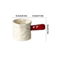 thumbnail image 3 of Dvumao Kitchen Gadgets, Graduated Coffee Small Milk Pot With Graduated Milk Canister Espressos Extraction Cup Delicate Ceramic Measuring Cup Milk Pot, Man Gifts, 3 of 6