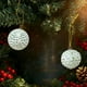thumbnail image 4 of Bolas De Plástico Adornos navideños de bolas de 10 cm, 4 unidades, colgantes de plástico para decoración navideña, color verde Rkxzt, 4 of 8