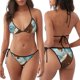 thumbnail image 3 of Fotbe Fresh Coconut Splash Traje de Baño para Mujer de Dos Piezas – Bikini Sexy de Tirantes Tipo Halter con Diseño Triangular, 3 of 6