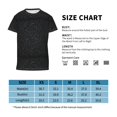 thumbnail image 2 of Wukai Black Glitter Youth Unisex Short Sleeve T-Shirt for Boys, Girls, Teens, and Kids-X-Large, 2 of 7