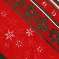 thumbnail image 3 of Holiday Stripes Red Necktie Mens Tie by Tieguys, 3 of 3