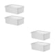 thumbnail image 2 of Ounissouiy Contenedores de almacenamiento que ahorran espacio para una cocina limpia y ordenada Contenedores de almacenamiento de alimentos con Type2 NO2, 2 of 6