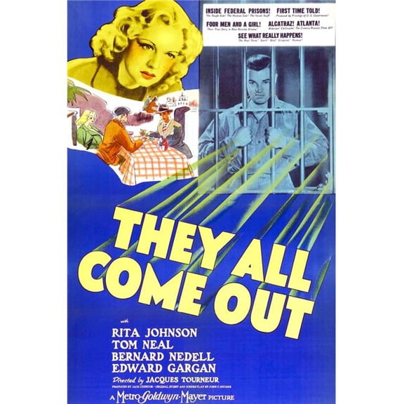 They All Come Out Us Poster Art From Left: Rita Johnson Tom Neal 1939 Movie Poster Masterprint (11 x 17)