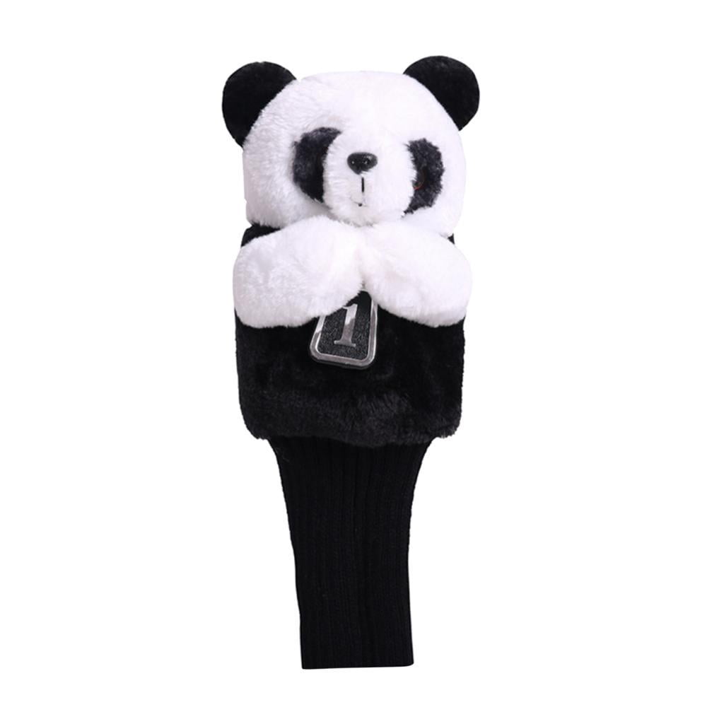 harayaa Baosity Golf Club Head Cover Panda Shaped Protective Driver Animal Headcover for