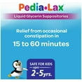 thumbnail image 4 of Fleet Pedia-Lax Liquid Glycerin Suppositories 6 Each, 4 of 7