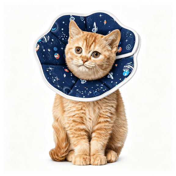 GASTROPOD Cat Cone Collar Soft,Cat Recovery Collar to Stop Licking,Protective Cat Neck Cone After Surgery for Small Medium Cats Kittens Puppies Cat Cone Collar Soft