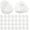 White, variant on Door Frame Screw Plugs 50 Piece Silicone Hole Caps Compatible with ODL Door Systems Professional Entry Door Hardware for Seamless Frame Appearance