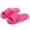 Hot Pink, variant on Couple Matching Unisex House Slippers Non-Slip Thick Soft Sole Quick Dry Hollow Out Bathroom Slides Lightweight Indoor Outdoor Shoes for All Seasons White 6.5-7(38)