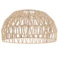 thumbnail image 1 of Retro Lampshade Woven Lampshade For Cafe Ambience Softens Light 30.00X30.00X17.00CM Light Brown 1Set, 1 of 2