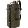 thumbnail image 3 of Men's Backpack Fashion Retro Cylinder Canvas Travel Backpack Duffel Bag Shoulder Handbag Backpack, 3 of 3