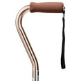 thumbnail image 6 of Medline Offset Walking Cane, 29-In to 38-In Adjustable Height, 300 lb Weight Capacity, Aluminum, Bronze, 6 of 7