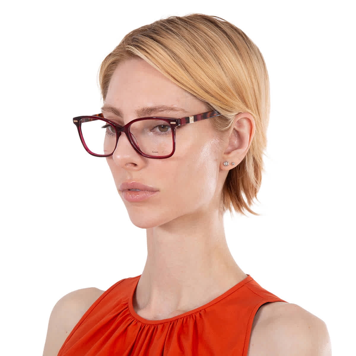 NWT Carolina Herrera HER0163-G3I-53 Eyeglasses Carolina Herrera Demo Cat Eye Ladies Eyeglasses HER 0163  main image 2