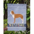 thumbnail image 3 of Carolines Treasures BB5495GF Spanish Hound Welcome Garden Size Flag, 3 of 3