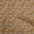 thumbnail image 1 of oneOone Rayon Rust Brown Fabric Elephant Sewing Material Print Fabric By The Yard 56 Inch Wide, 1 of 5