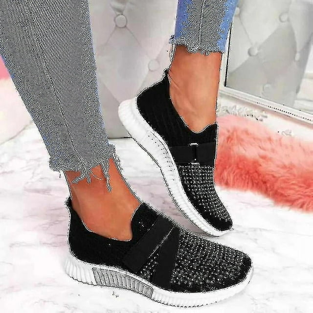 Lishi Espadrilles Orthopédiques à Enfiler pour Femmes