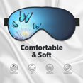 thumbnail image 5 of Rocae Butterflies And Waterlily In Water for Mask for Women Men, Luxury Eye Cover Eye Shade with Adjustable Strap for Travel, Nap, Meditation, 5 of 7