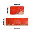 thumbnail image 3 of Christmas Kitchen Floor Mats, Non Slip Kitchen Rug Set, L Shape Cushioned Antifatigue Polyester Floor Mats for Entryway, Dining Room, Bathroom, 2 Piece Red Thickened Encryption Runner Set, 3 of 7