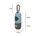 thumbnail image 1 of Dispensador de bolsas para excrementos de perro con linterna LED incorporada, soporte para bolsas de desechos de mascotas para correa con clip de mosquetón para correa, 1 of 5