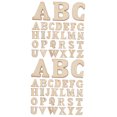 thumbnail image 4 of WEUVEB 400Pcs Wooden Letters for Crafts in Rectangular Shape for Home, 4 of 7