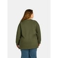 thumbnail image 3 of Terra & Sky Women's Plus Size Sweatshirt with Long Sleeves, Sizes 0X-4X, 3 of 4