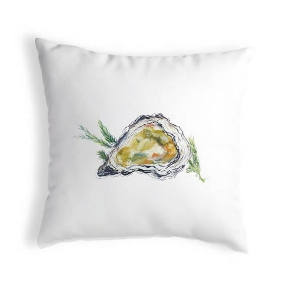 Betsy Drake KS121 12 x 12 in. Oyster Shell Small No-Cord Pillow