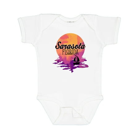 

Inktastic Sarasota Florida Beach Trip Gift Baby Girl Bodysuit